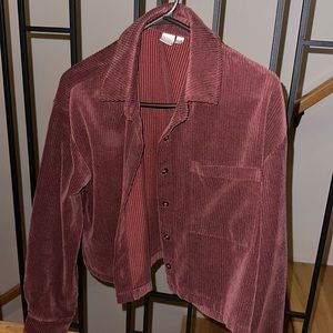 Corduroy button up